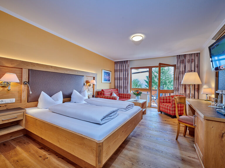 Die Doppelzimmer bieten alle ein TV-Gerät